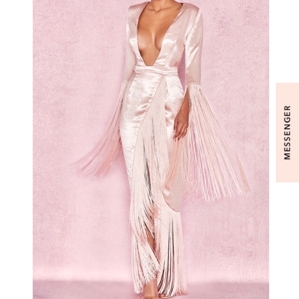 House of CB Finola Gown Blush Size M